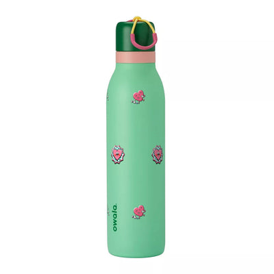 Garrafa Térmica Owala Twist 710ml Corações Scream Green
