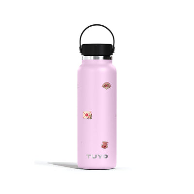 Garrafa Térmica Tuyo 1200ml Rosé Romântico Lilás