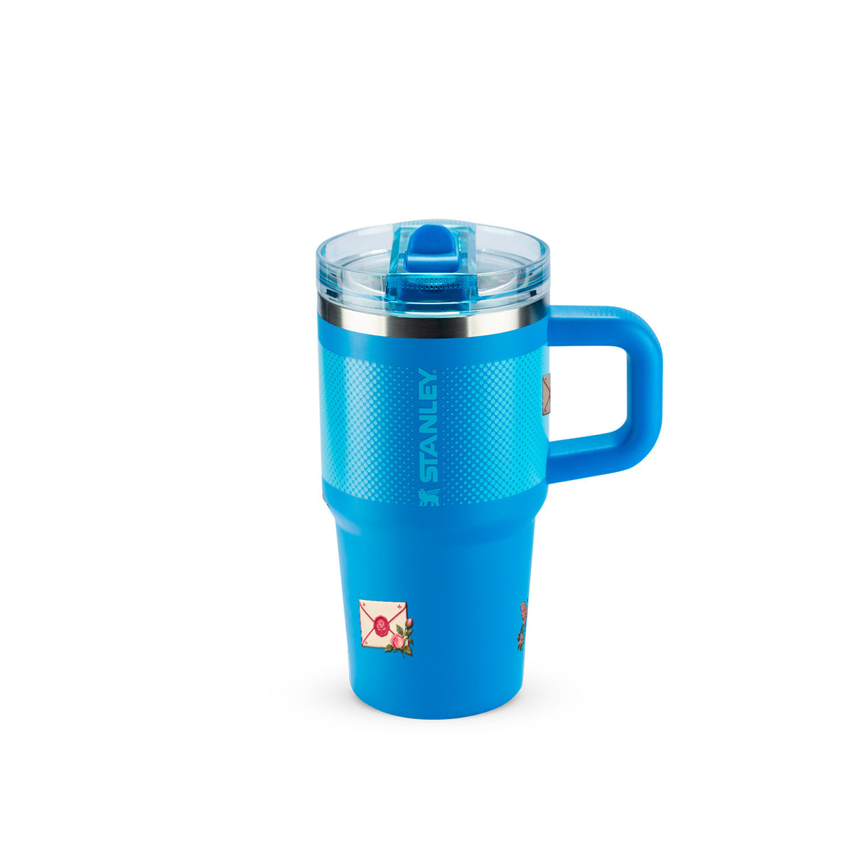 Copo Térmico Stanley Quencher Protour 591ml Rosé Romântico Azure Fade