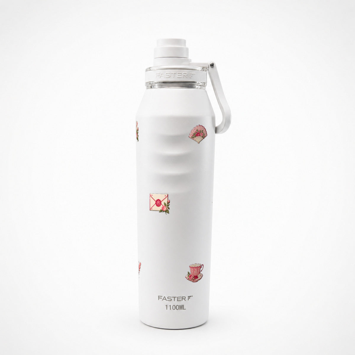 Garrafa Térmica Faster Oásis 1100ml Rosé Romântico Lótus