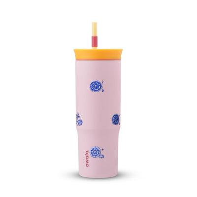 Copo Térmico Owala Tumbler 710ml Porcelana de Coalas Rosa