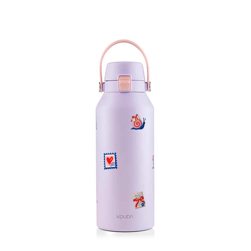 Garrafa Térmica Kouda Vega 1000ml Clube das Cartas Lavanda