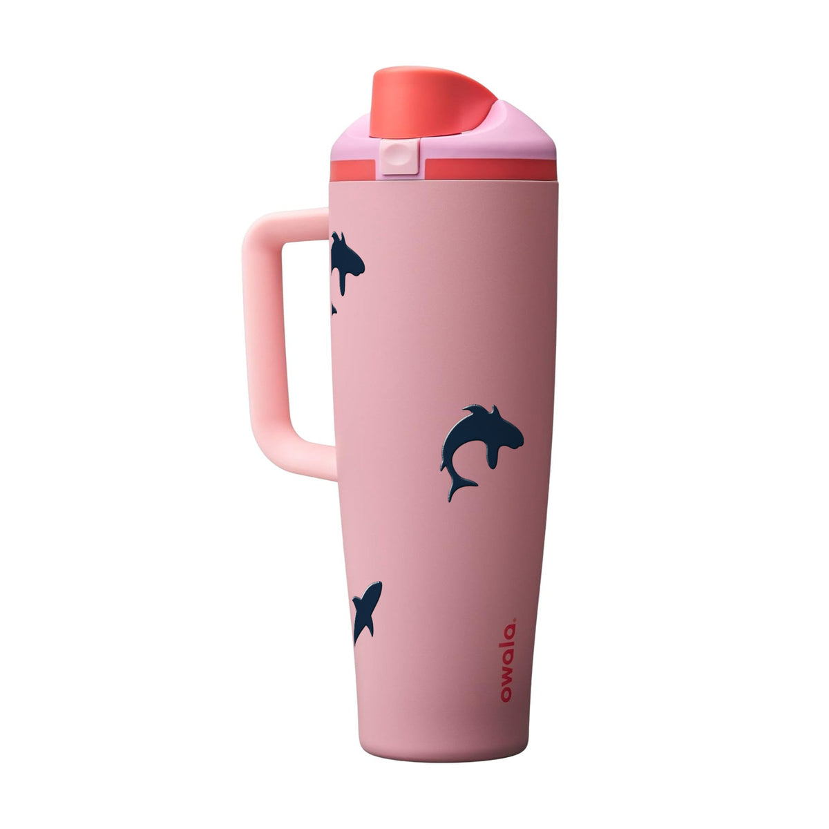 Copo Térmico Owala Tumbler FreeSip 1185ml Tubarões Angel Cake
