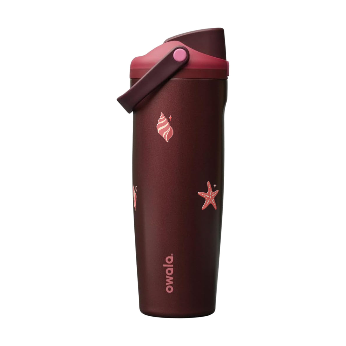 Garrafa Térmica Owala FreeSip Sway 887ml Ocean Blush Black Cherry