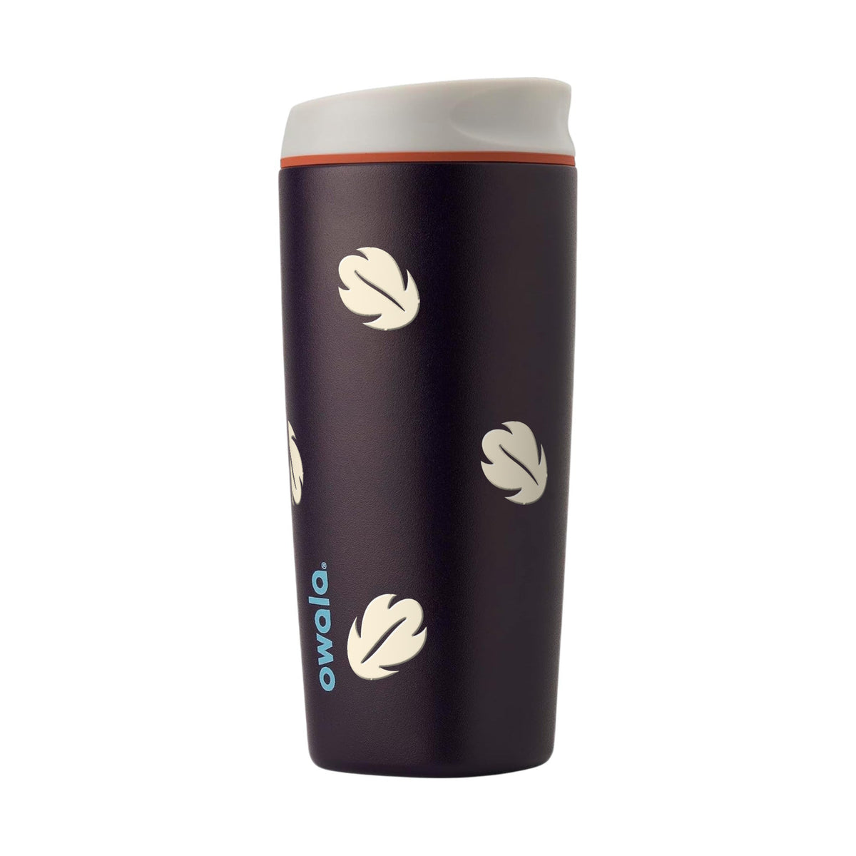 Copo Térmico Owala SmoothSip 600ml Folhas Creme BLUE NAVY