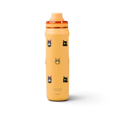 Garrafa Térmica PACCO Vyta 650ml Gatos de Óculos Yellow Crush