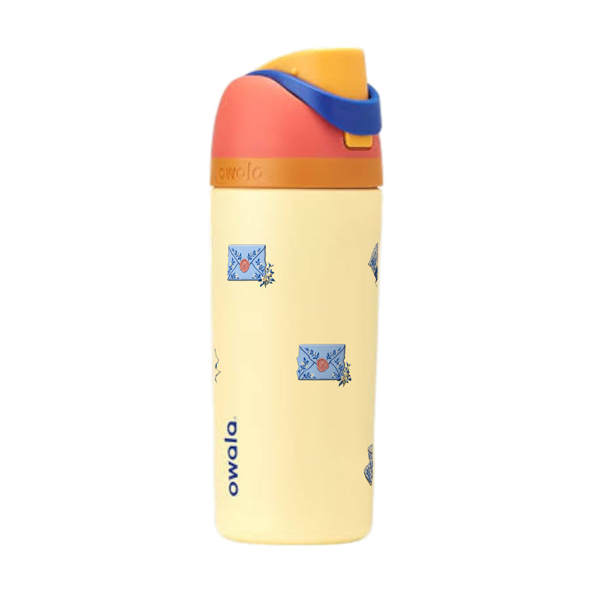 Garrafa Térmica Owala FreeSip 470ml Porcelana Azul Misty Horizon