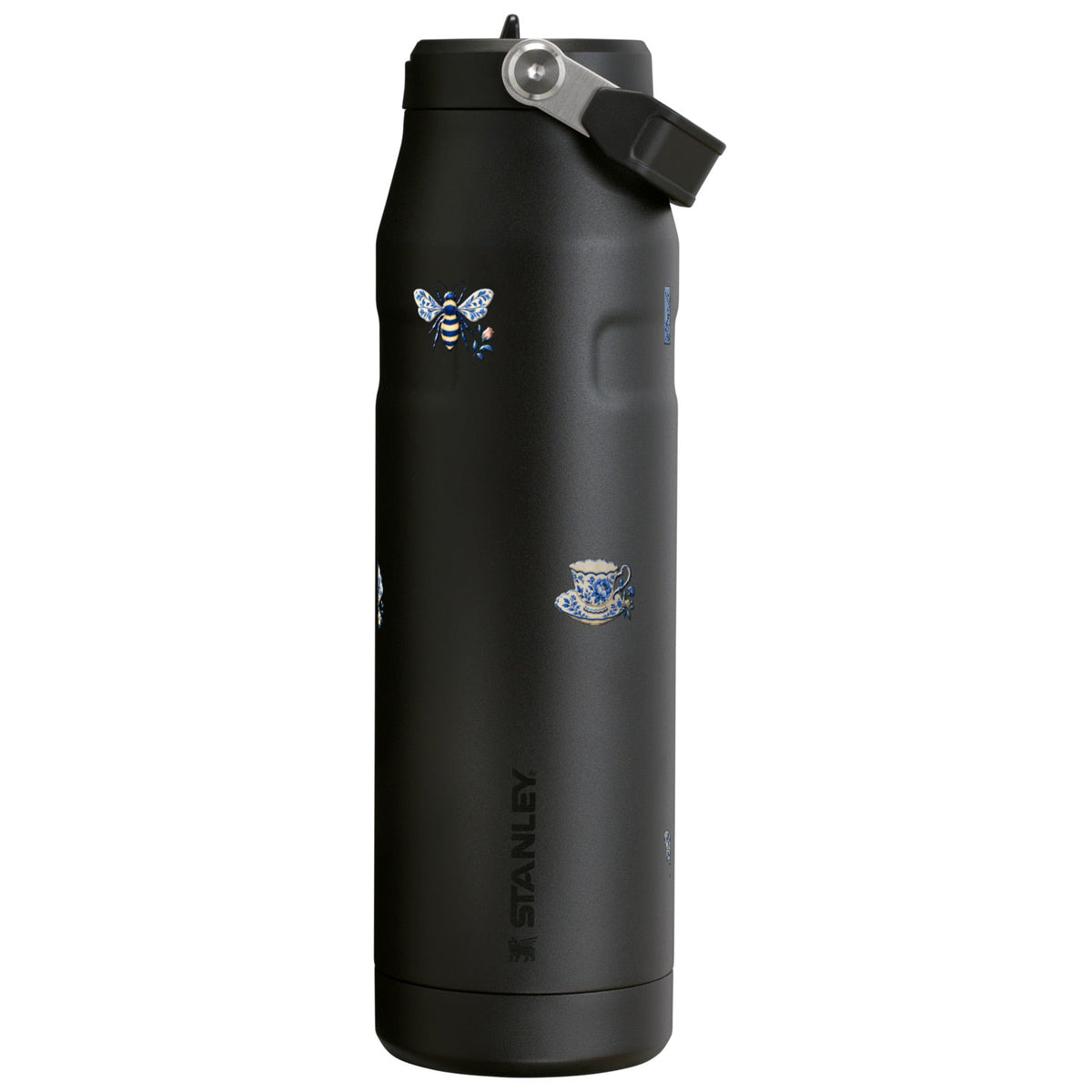 Garrafa Térmica Stanley Aerolight Flip Straw 1,1L Porcelana Azul Black