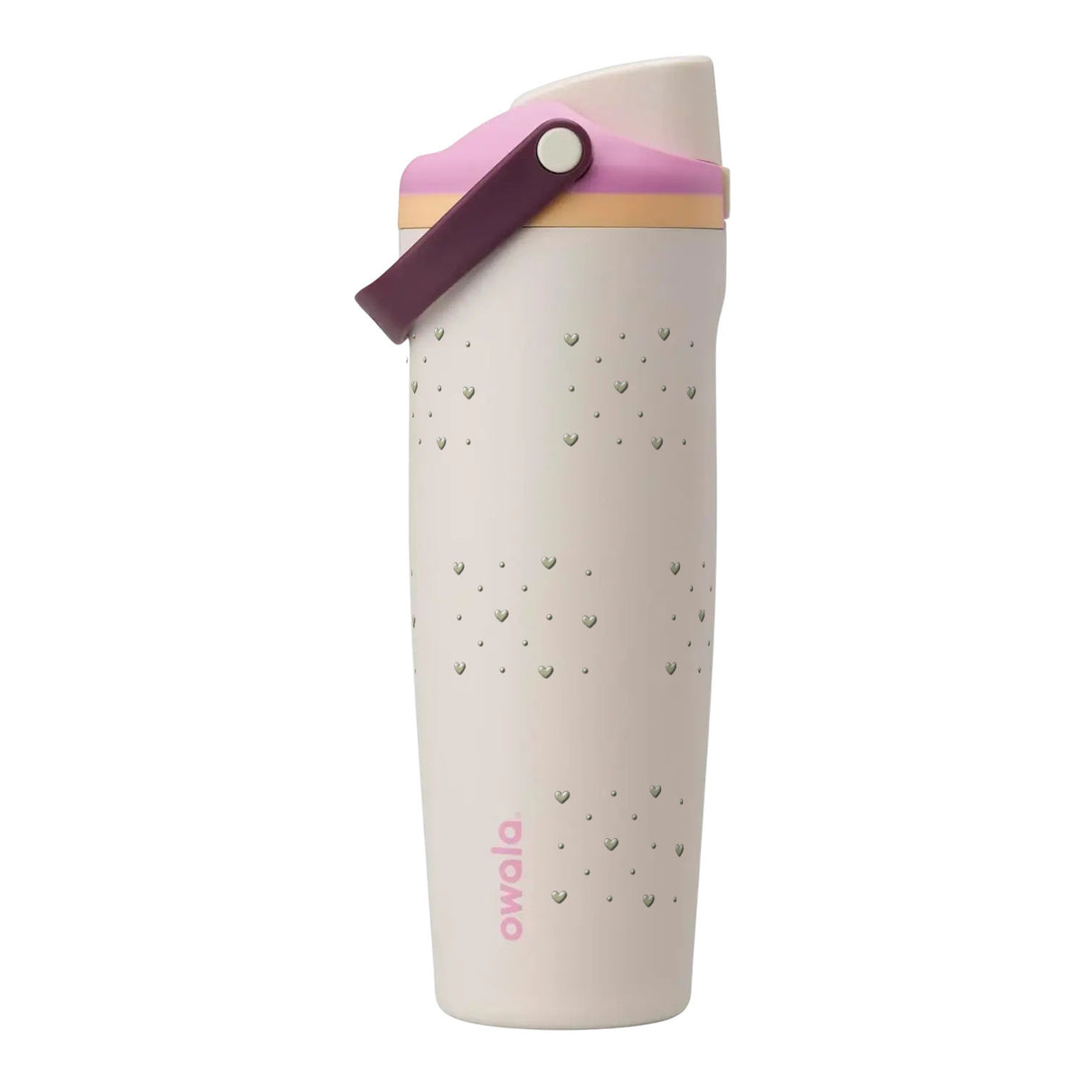 Garrafa Térmica Owala FreeSip Sway 887ml Corações Sálvia Daybreak