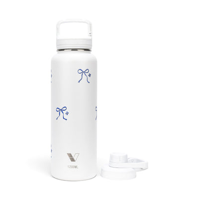 Garrafa Térmica Versity ColdKeeper 1200ml Laço Leve Branca