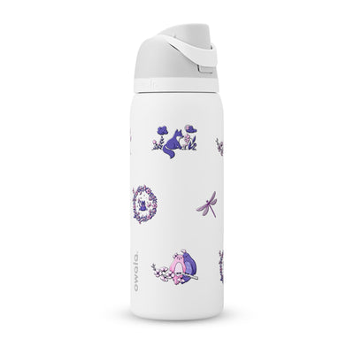 Garrafa Térmica Owala FreeSip 946ml Natureza Lilás White Marshmallow