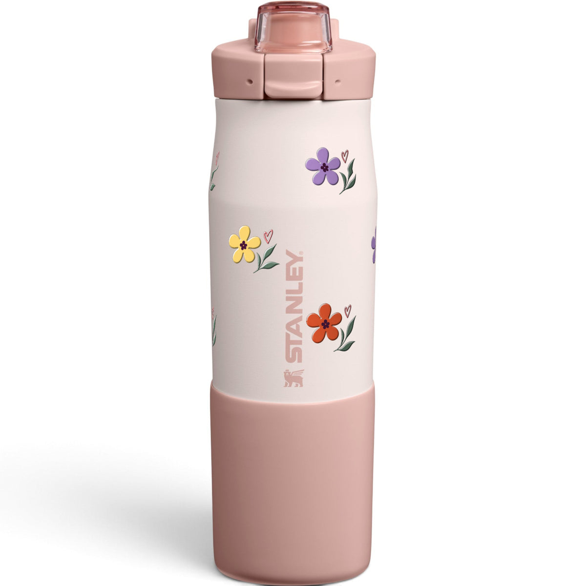 Garrafa Térmica Stanley Vitalize Tempo 710ml Floral Club Rose Quartz