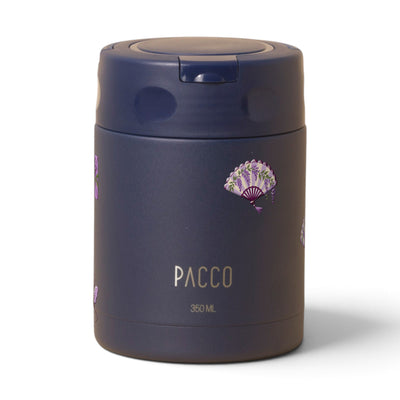 Pote Térmico PACCO FoodJar 350ml Lavanda Botânica Marinho