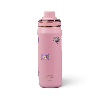 Garrafa Térmica PACCO Vyta 500ml Lavanda Botânica Sweet Rose