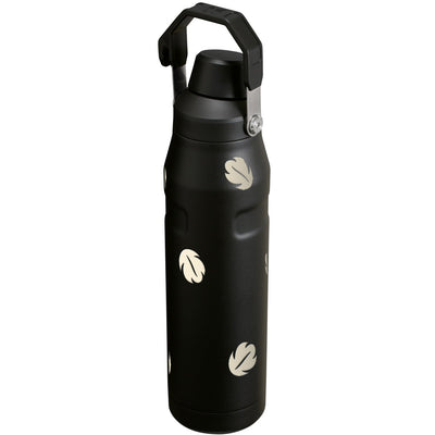 Garrafa Térmica Stanley Aerolight Fast Flow 1,1L Folhas Creme Matte Black