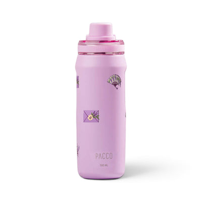 Garrafa Térmica PACCO Vyta 500ml Lavanda Botânica Lilás