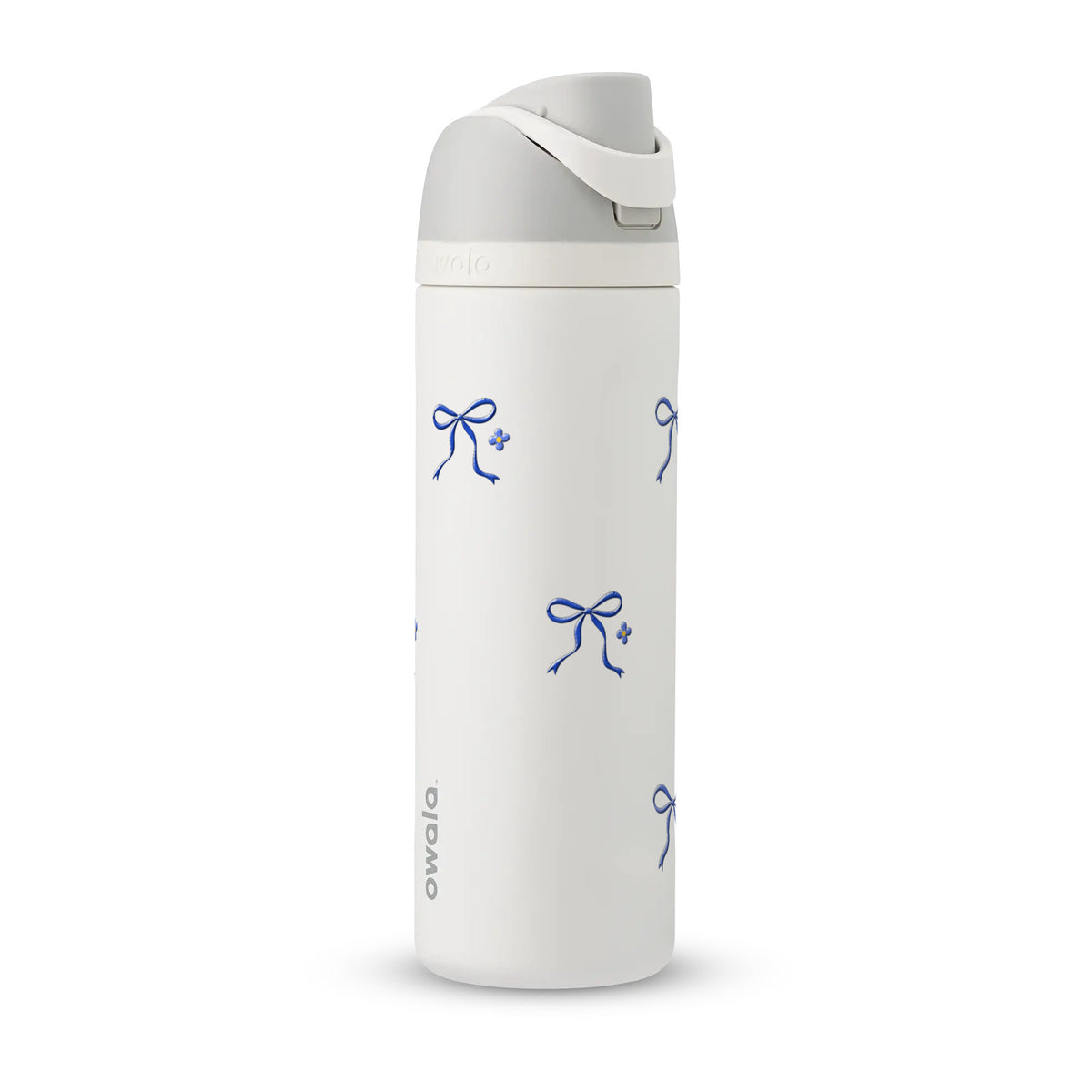 Garrafa Térmica Owala FreeSip 710ml Laço Leve White Marshmallow