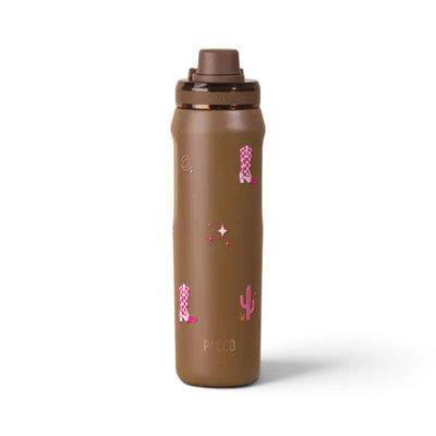 Garrafa Térmica PACCO Vyta 650ml Country Rosa Chocolate