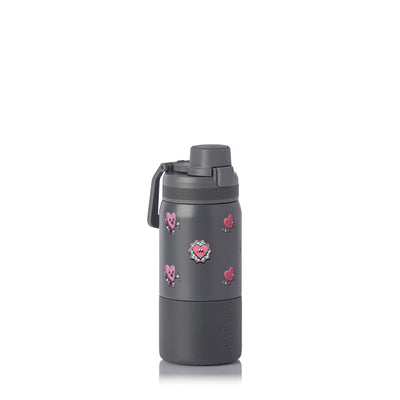 Garrafa Térmica PACCO Nexa 440ml Corações CINZA