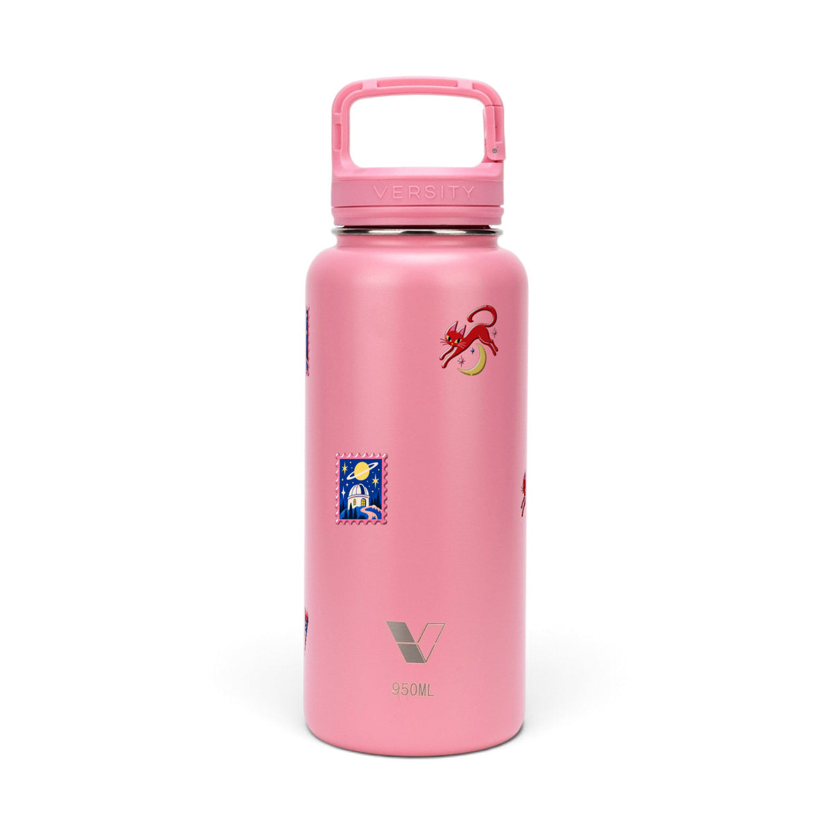 Garrafa Térmica Versity ColdKeeper 950ml After Hours Rosa Chiclete