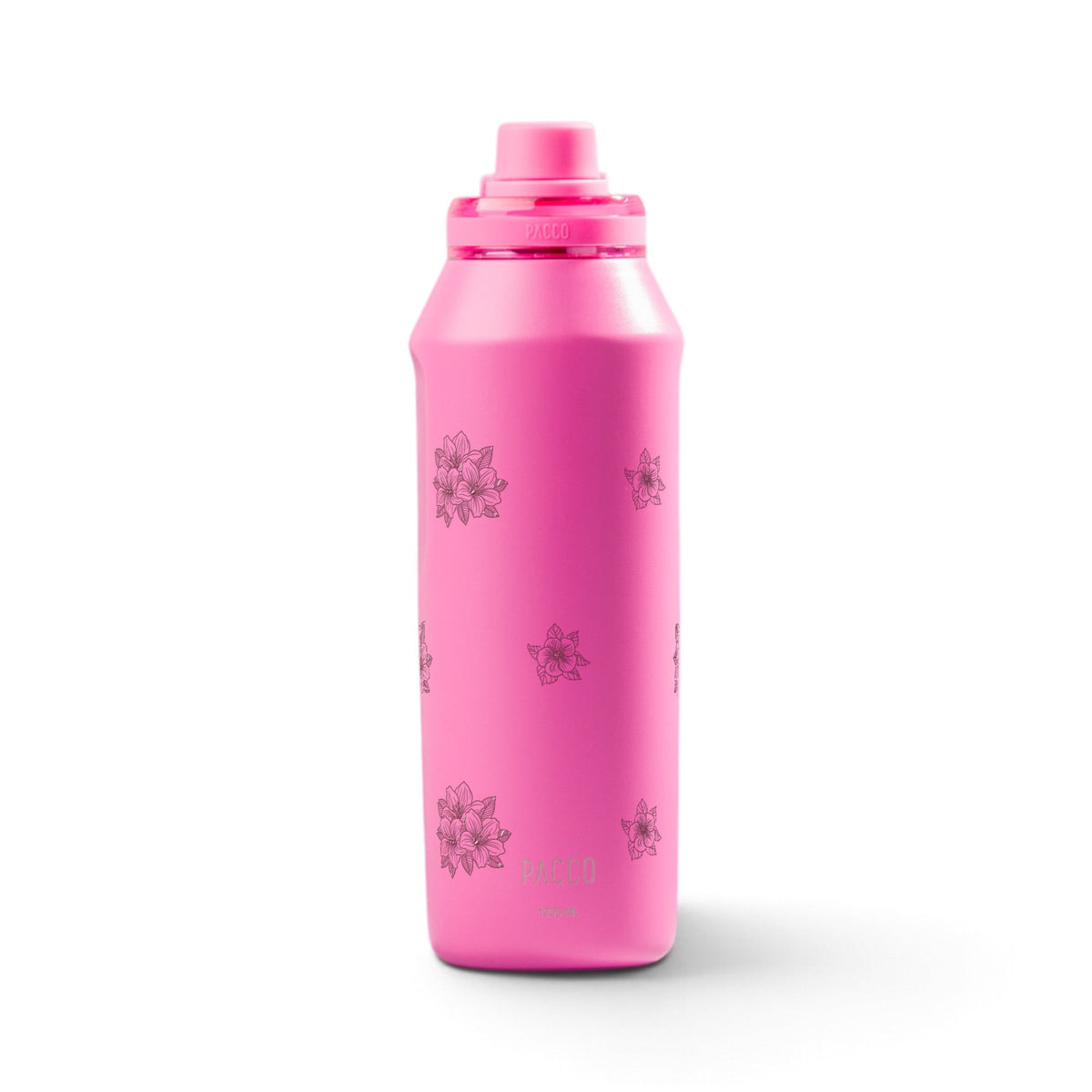 Garrafa Térmica PACCO Vyta 1200ml Floral Rosa Chiclete