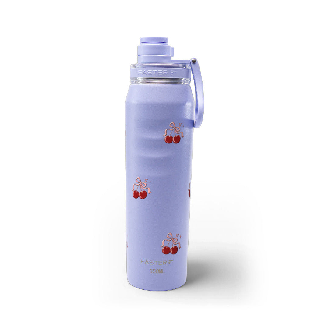 Garrafa Térmica Faster Oásis 650ml Cereja Pop Acqua