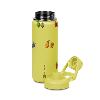 Garrafa Térmica Goldentec 500ml Frutas Amarela