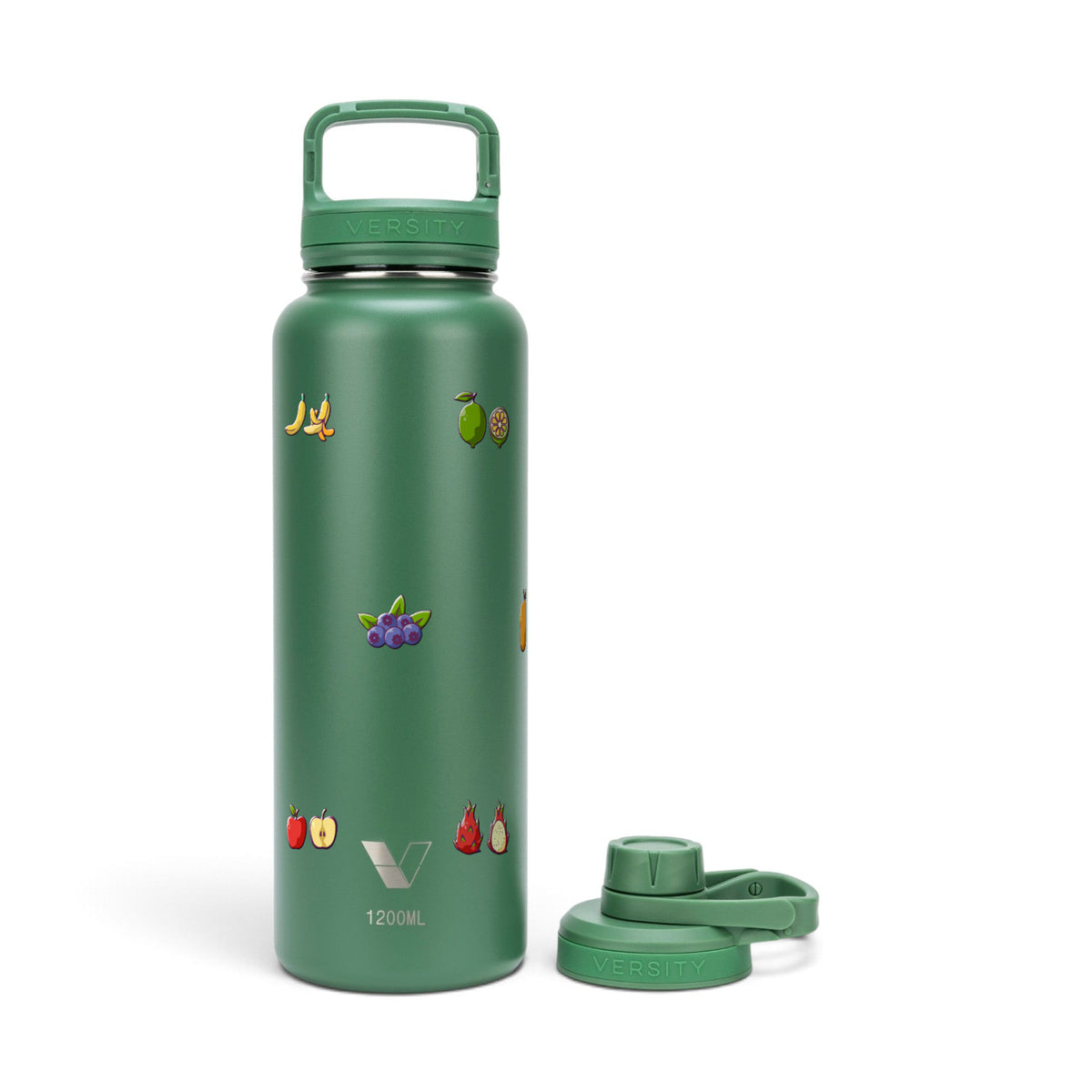 Garrafa Térmica Versity ColdKeeper 1200ml Frutas Verde