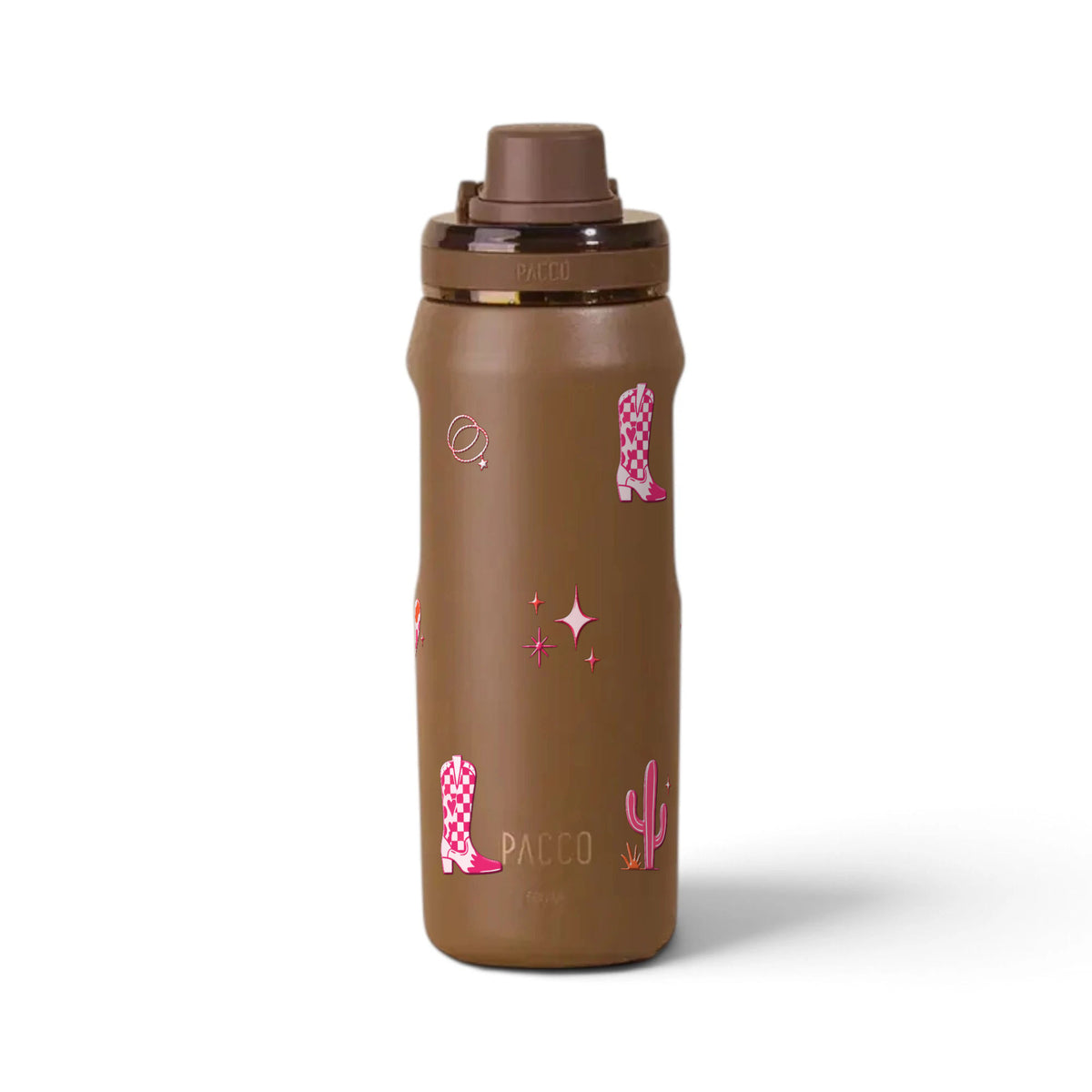 Garrafa Térmica PACCO Vyta 500ml Country Rosa Chocolate