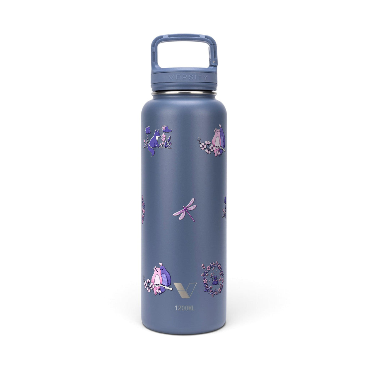 Garrafa Térmica Versity ColdKeeper 1200ml Natureza Lilás Azul