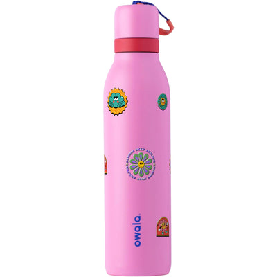 Garrafa Térmica Owala Twist 710ml Retrô Good Vibes Fruit Punch