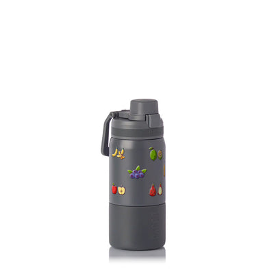 Garrafa Térmica PACCO Nexa 440ml Frutas CINZA