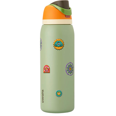 Garrafa Térmica Owala FreeSip 1180ml Retrô Good Vibes Camo Cool