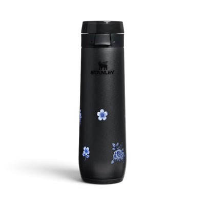 Garrafa Térmica Stanley Flowstate Spring 591ml Jardim Azul Black