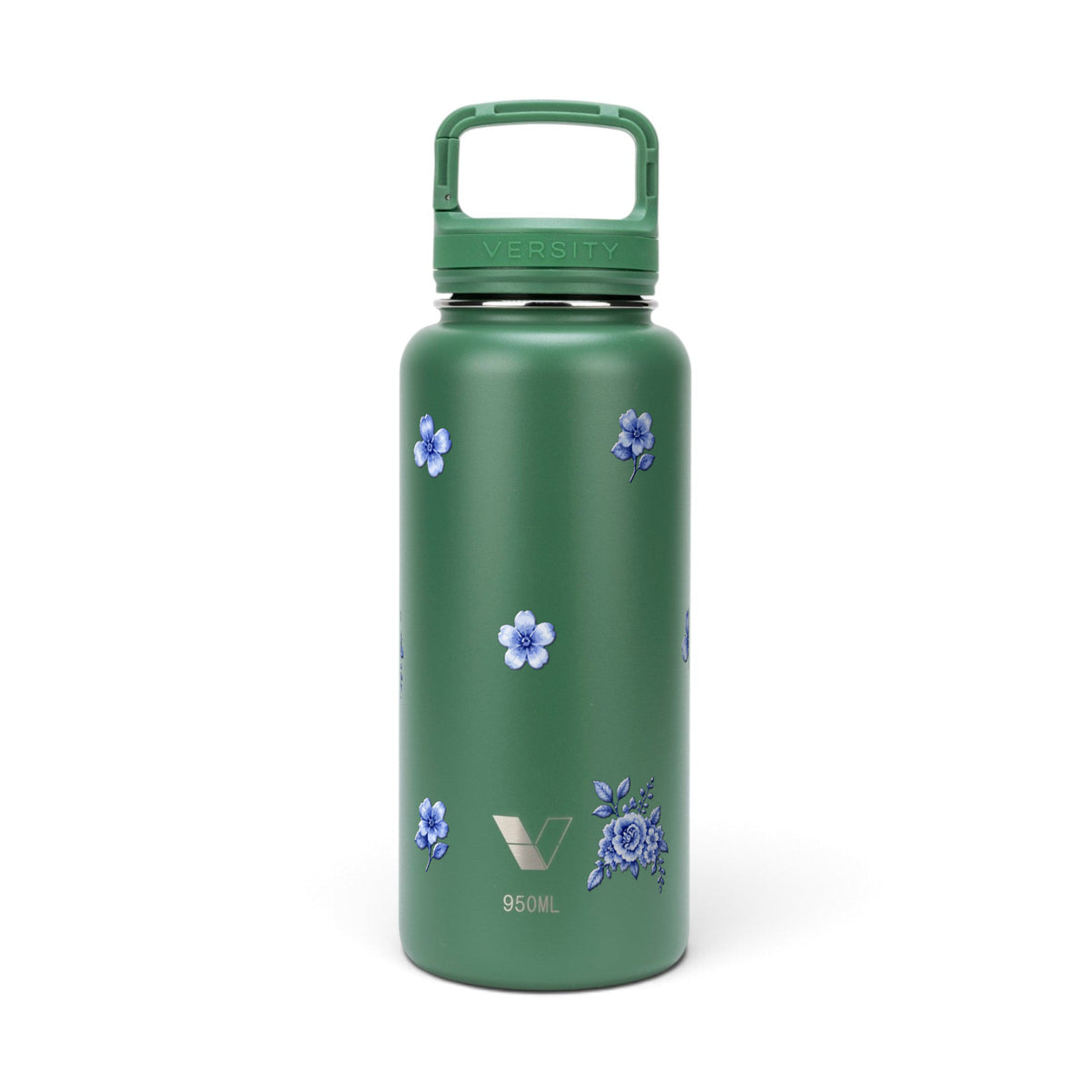 Garrafa Térmica Versity ColdKeeper 950ml Jardim Azul Verde