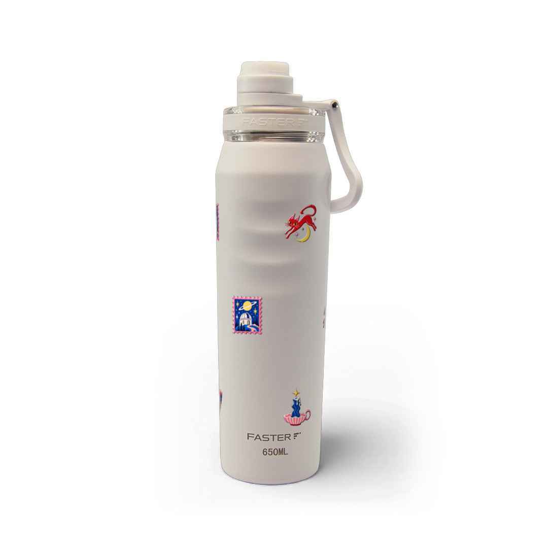 Garrafa Térmica Faster Oásis 650ml After Hours Areia