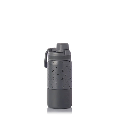 Garrafa Térmica PACCO Nexa 440ml Corações Preta CINZA