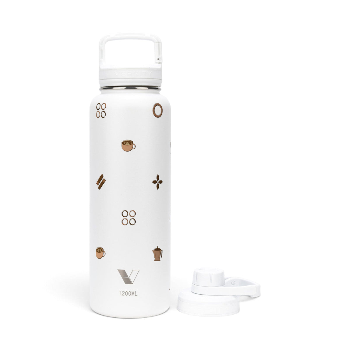 Garrafa Térmica Versity ColdKeeper 1200ml Coffee Branca