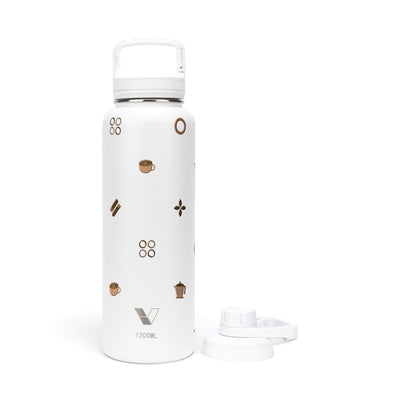 Garrafa Térmica Versity ColdKeeper 1200ml Coffee Branca