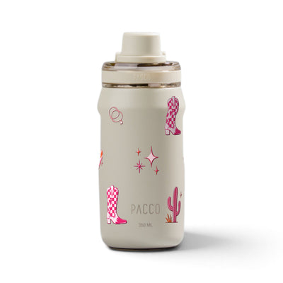 Garrafa Térmica PACCO Vyta 350ml Country Rosa Creme