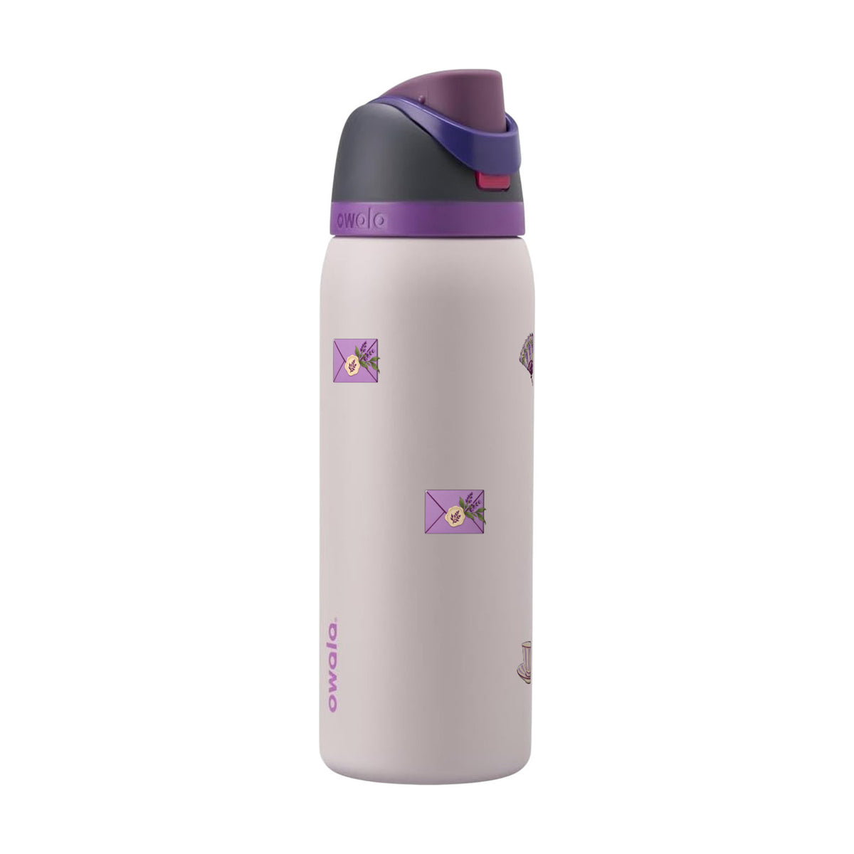 Garrafa Térmica Owala FreeSip 1180ml Lavanda Botânica Dreamy Field