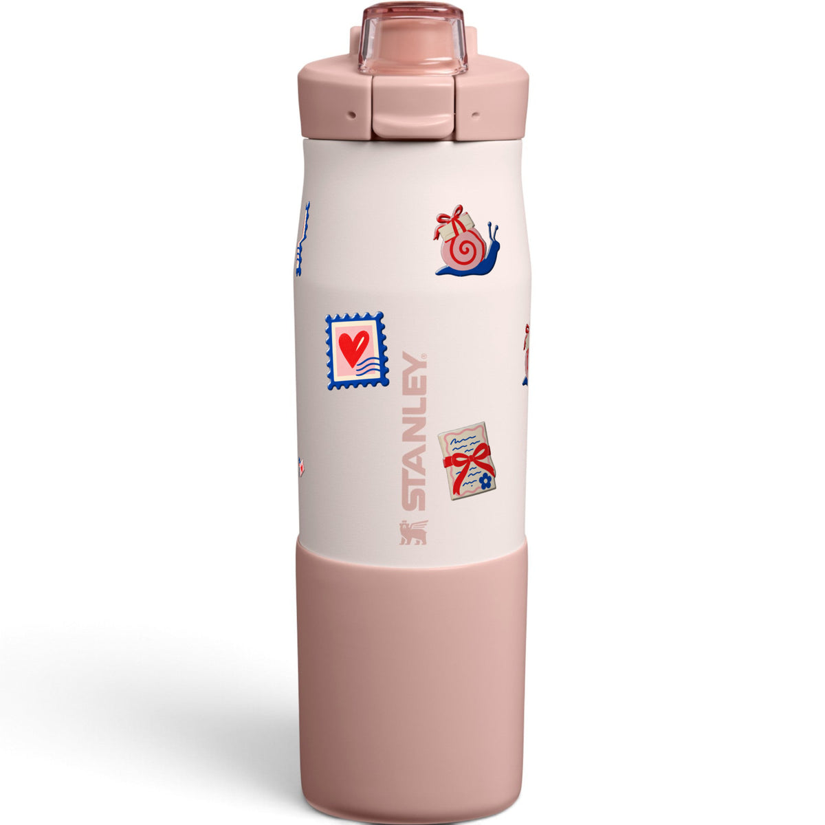 Garrafa Térmica Stanley Vitalize Tempo 710ml Clube das Cartas Rose Quartz