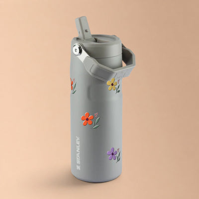 Garrafa Térmica Stanley Aerolight Flip Straw 473ml Floral Club Ash
