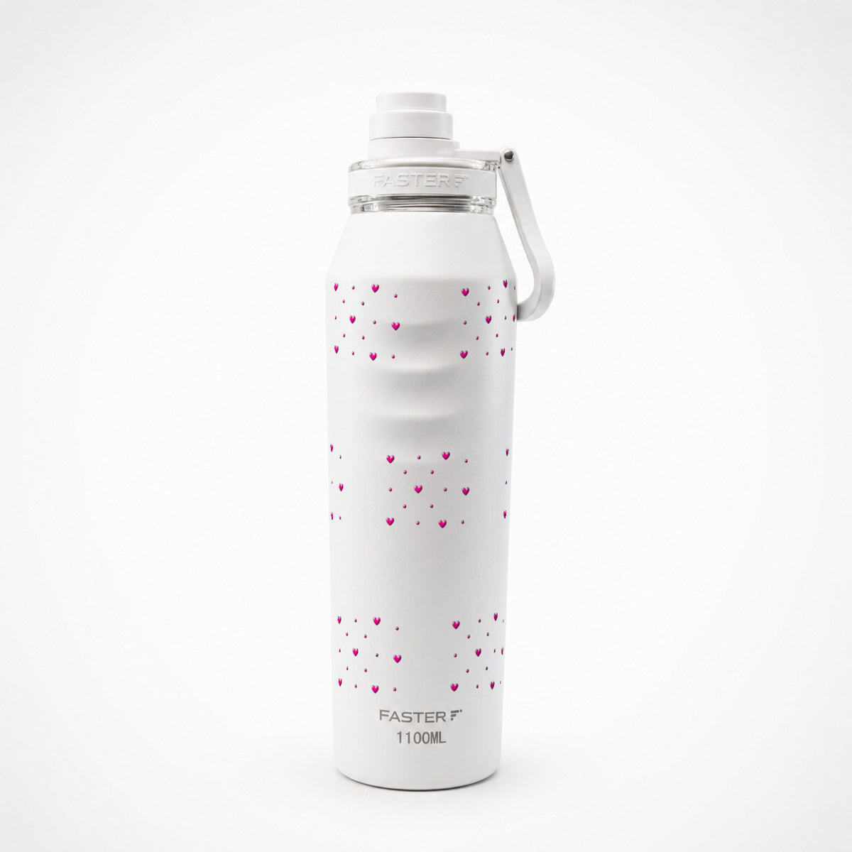 Garrafa Térmica Faster Oásis 1100ml Corações Rosa Lótus