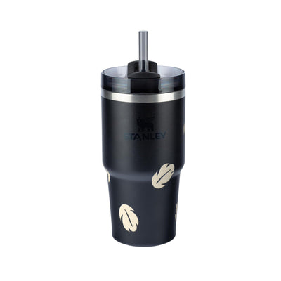 Copo Térmico Stanley Quencher 2.0 591ml Folhas Creme Black
