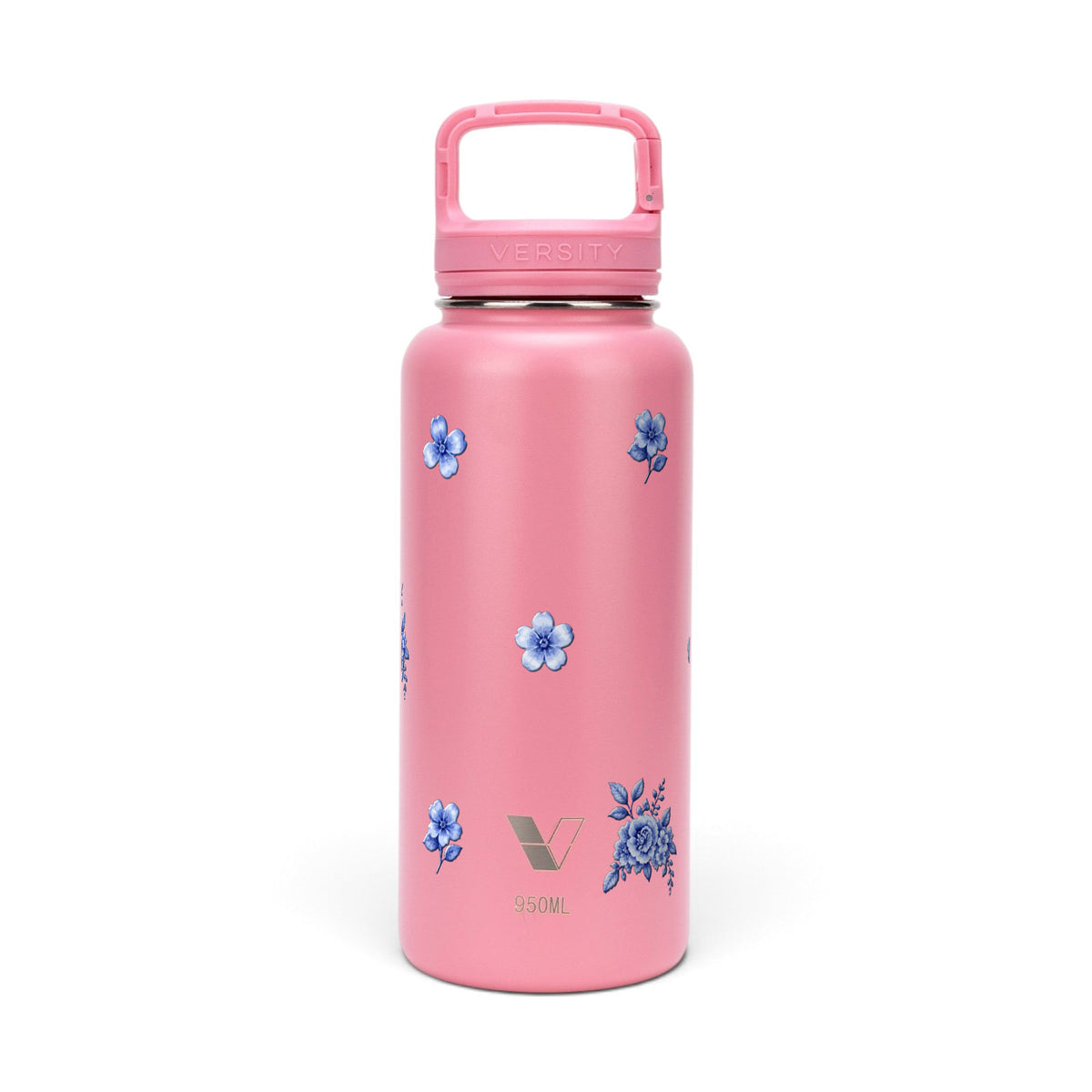 Garrafa Térmica Versity ColdKeeper 950ml Jardim Azul Rosa Chiclete