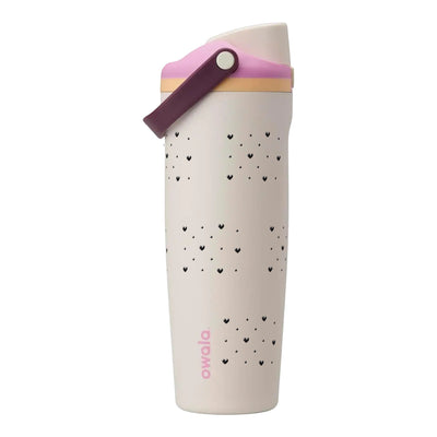 Garrafa Térmica Owala FreeSip Sway 887ml Corações Preta Daybreak