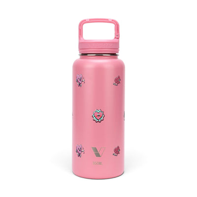Garrafa Térmica Versity ColdKeeper 950ml Corações Rosa Chiclete