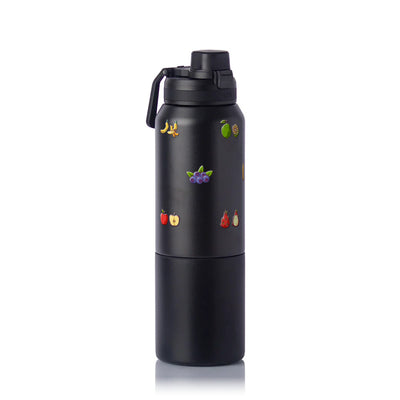 Garrafa Térmica PACCO Nexa 1000ml Frutas Preto