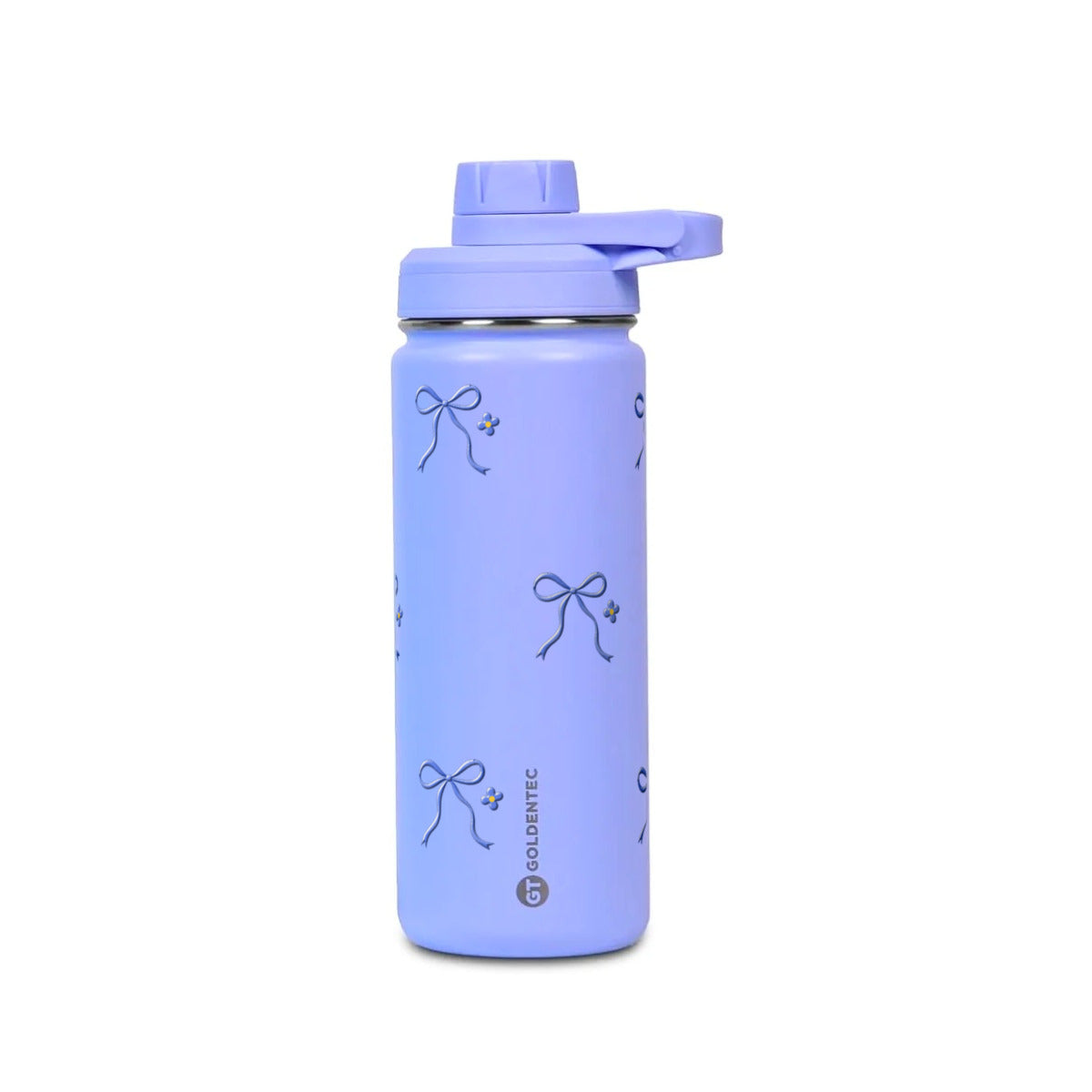Garrafa Térmica Goldentec 500ml Laço Leve Lavanda